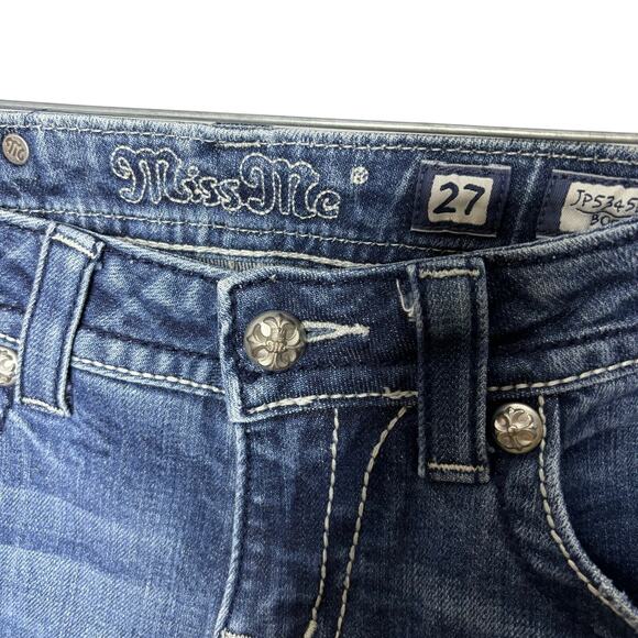 Miss Me JP5345B2 Boot Cut Jeans Women's Size 27 - Picture 4 of 11